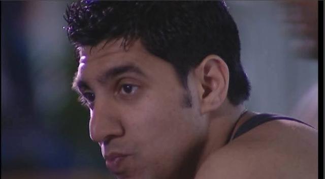 Close-up of Mak Singh in a scene from the 2002 feature