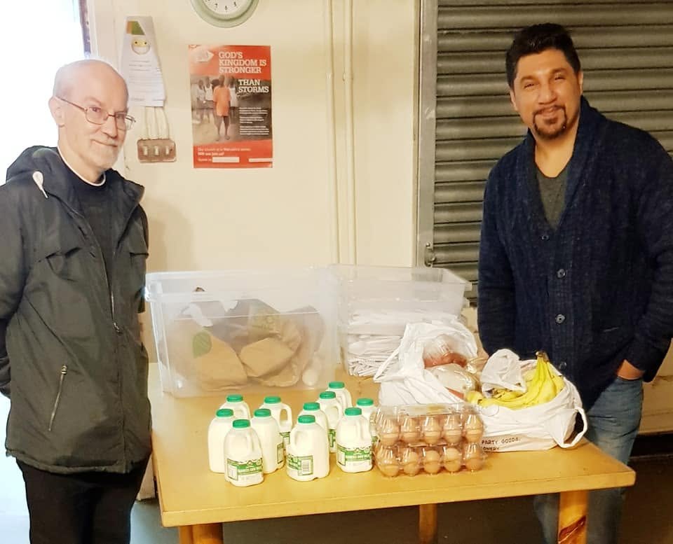 Delivering food donations to The Good Shepherd