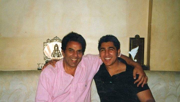 With Dharmendra